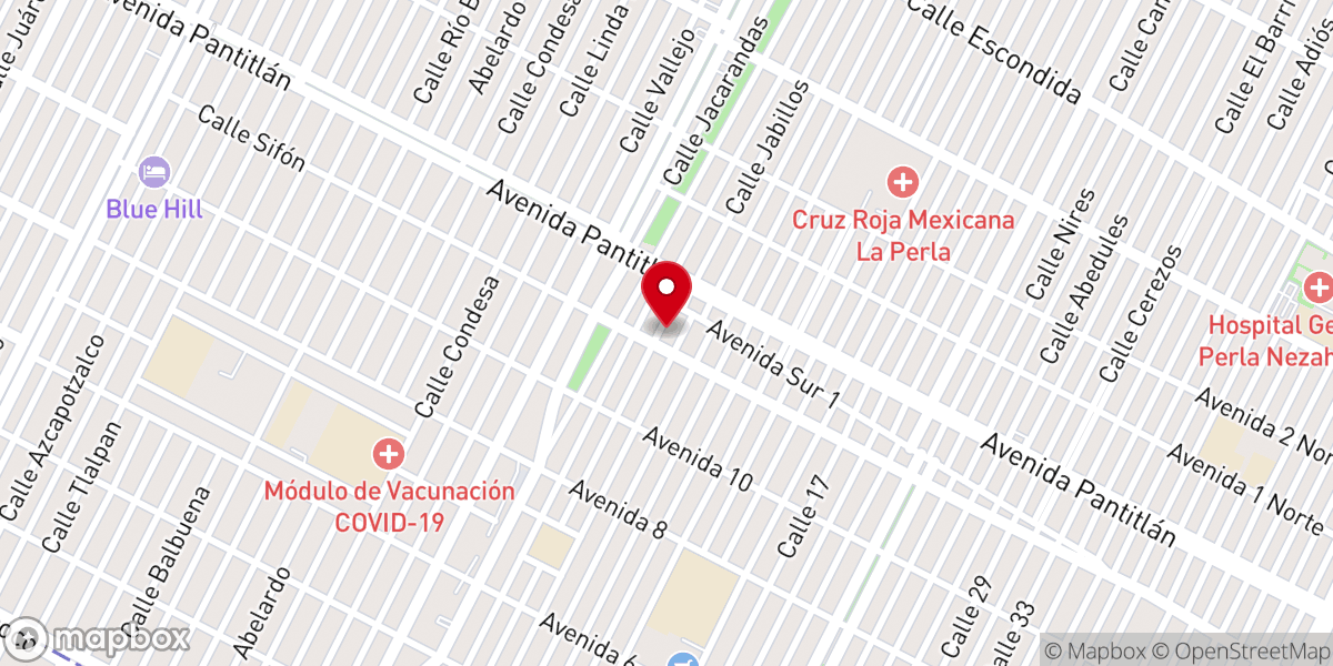 Map showing location of Conferencia General de la Iglesia de Dios R3 Templo Sefer Torá Localidad Villada