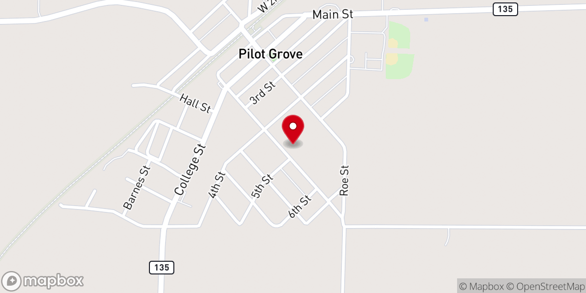 Map showing location of St Joseph Church