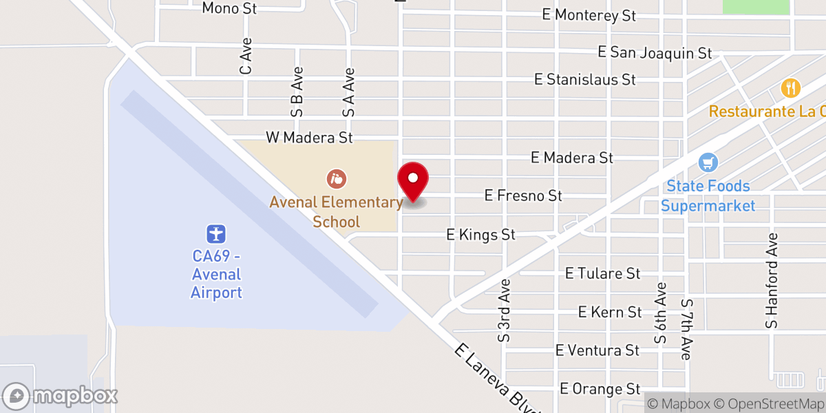 Map showing location of The Life Church