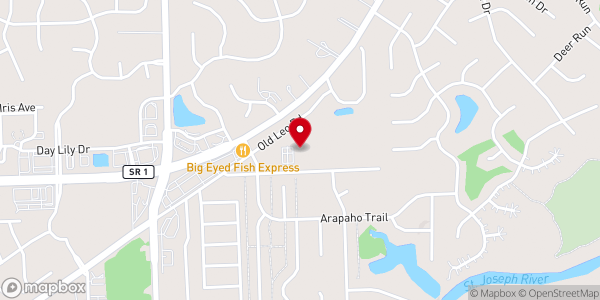 Map showing location of Uniquely Blessed Ministry