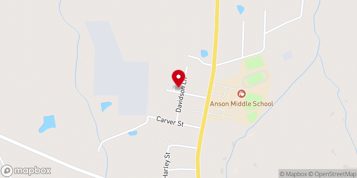 Map showing location of House of Prayer Missionary Baptist