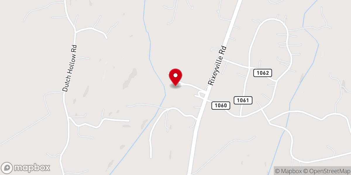Map showing location of His Village Church