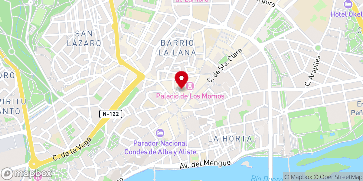 Map showing location of Iglesia de San Vicente