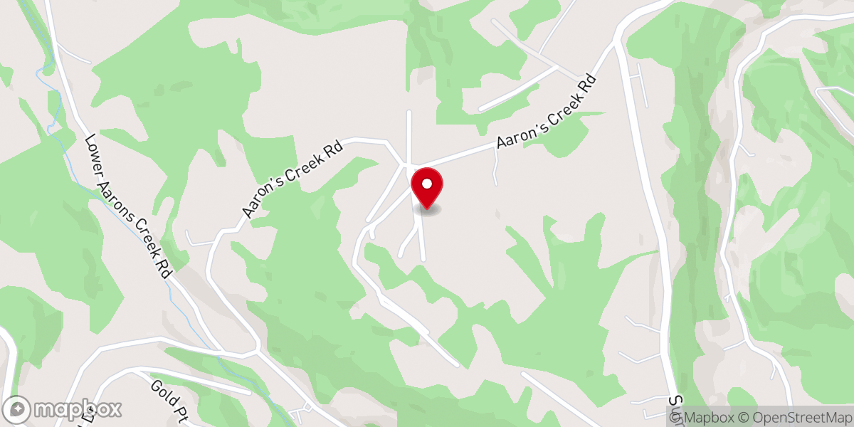 Map showing location of Mountain Chapel Church