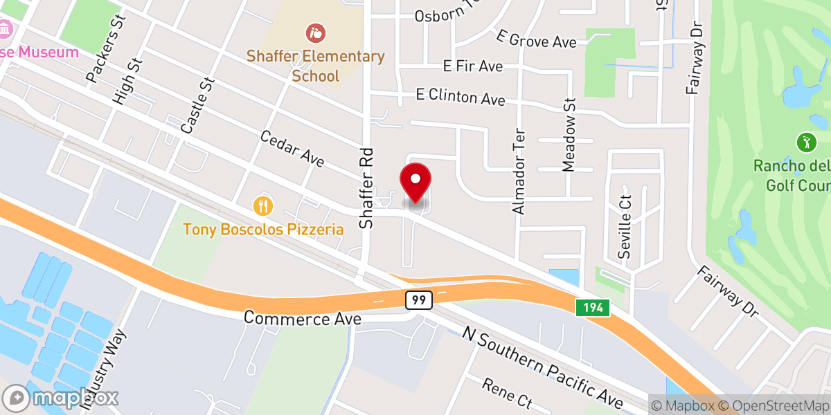 Map showing location of Iglesia De Cristo CDR Ministries in C