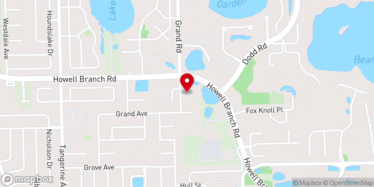 Map showing location of Iglesia Cristiana ICCR Orlando