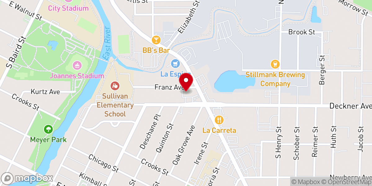 Map showing location of International Congregation Inc