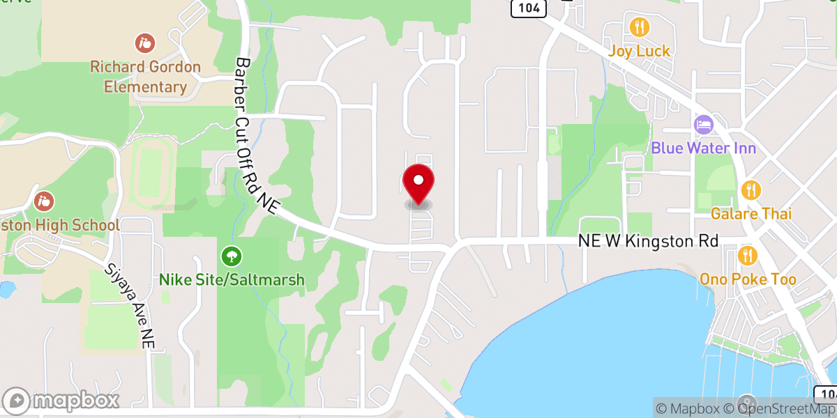 Map showing location of Bayside Church P&R