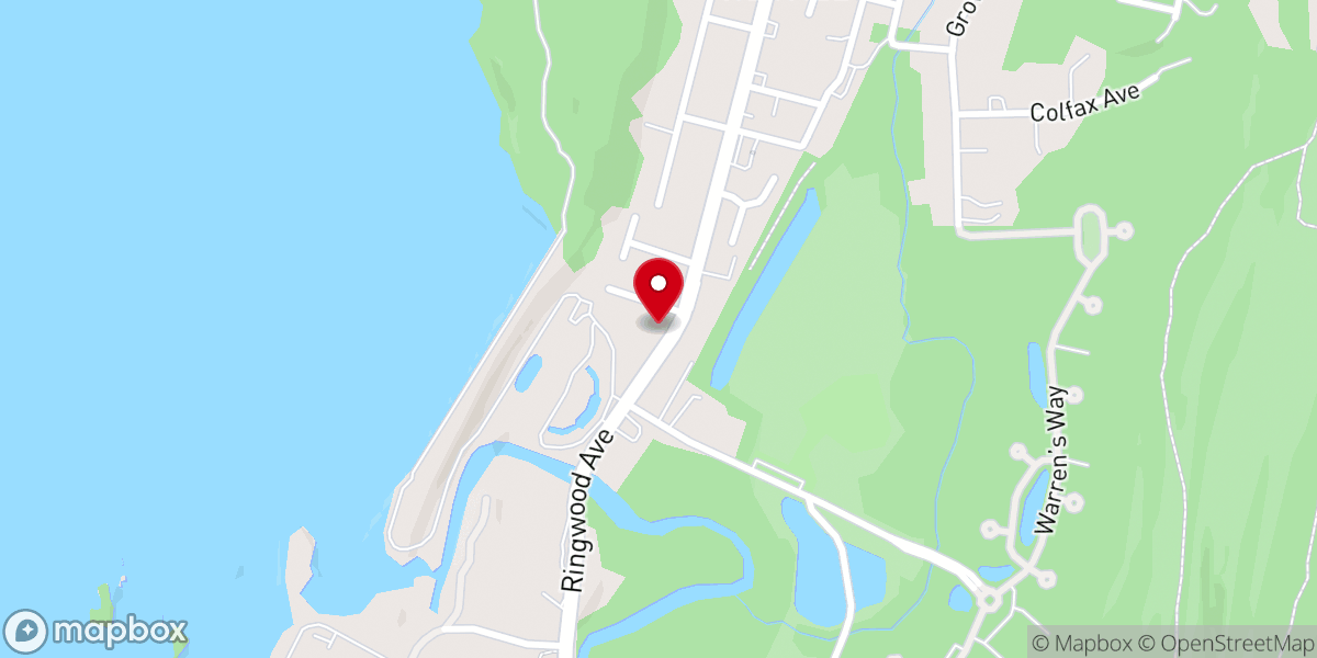 Map showing location of Wanaque Reformed Church