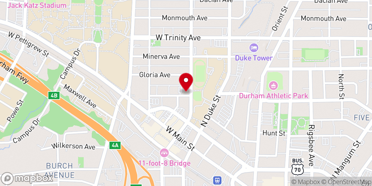 Map showing location of Trish Harleston Ministries