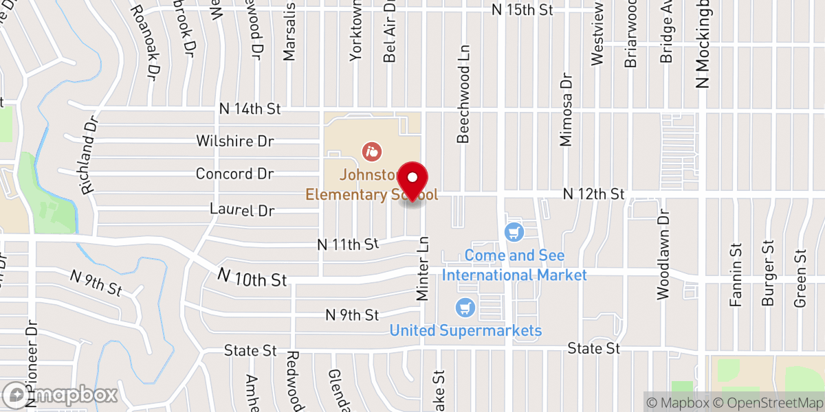 Map showing location of True Light Global Ministries