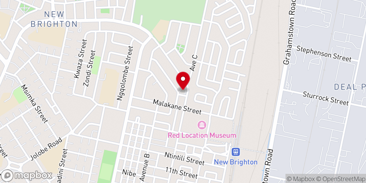 Map showing location of City of David Old Apostolic Church