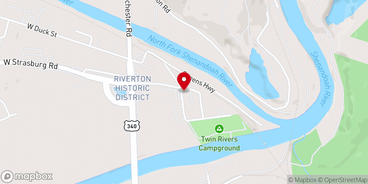 Map showing location of Greater Joy Baptist Church