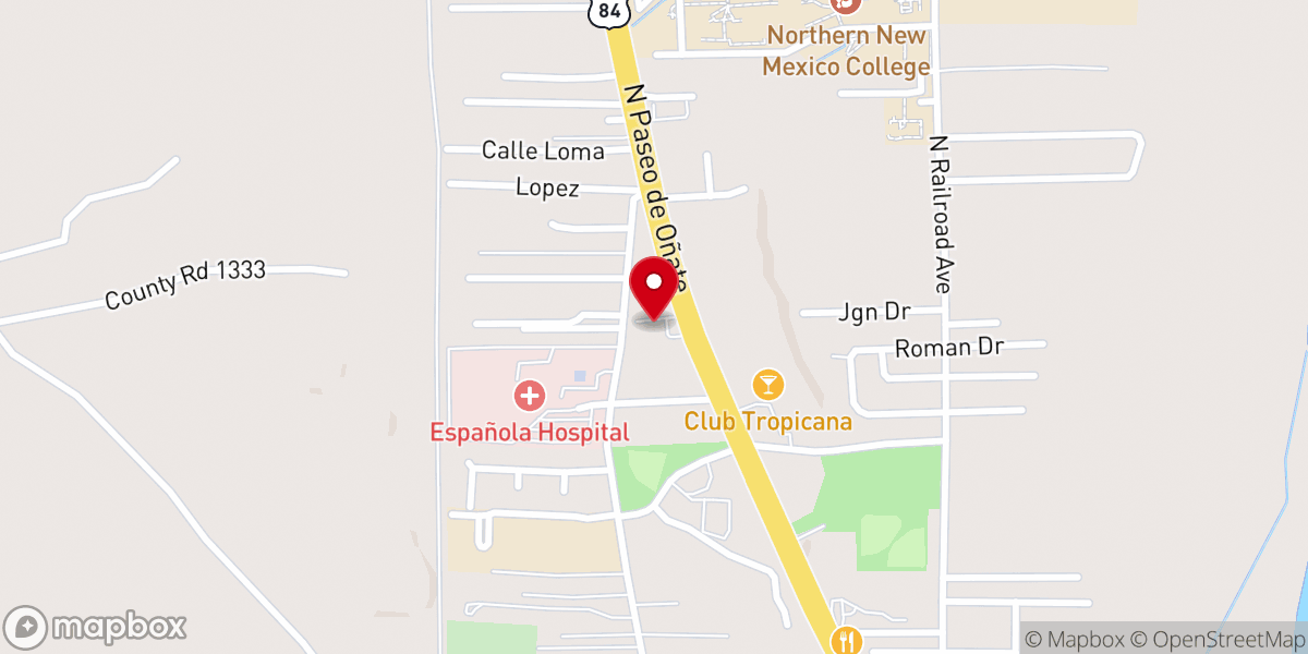 Map showing location of ECC