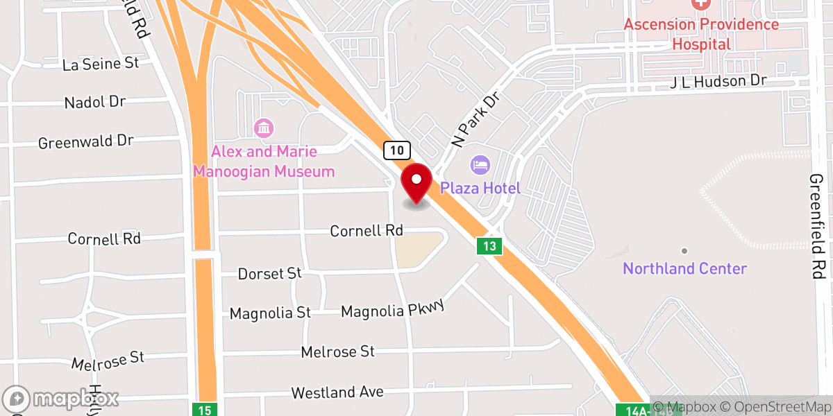 Map showing location of Iona Locke Ministries Inc