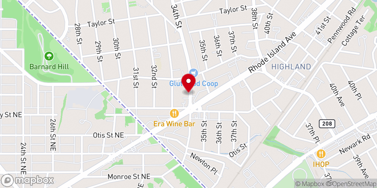 Map showing location of Metropolitan Church of God