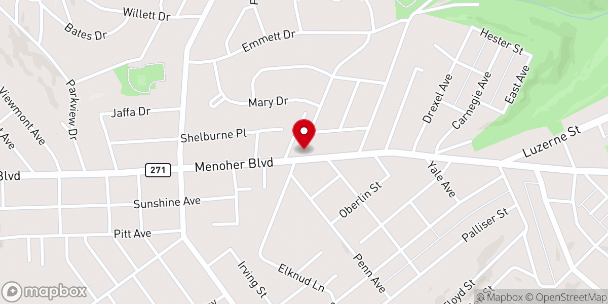 Map showing location of Westmont United Methodist