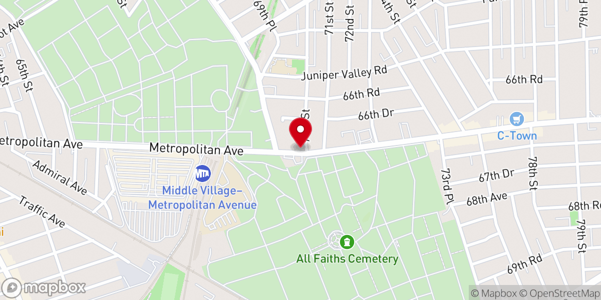 Map showing location of At the Cross Ministries