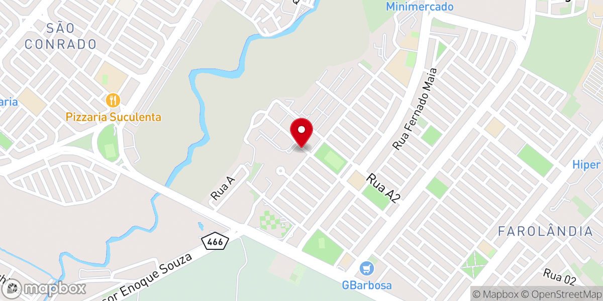 Map showing location of Capela Bom Jesus dos Pobres