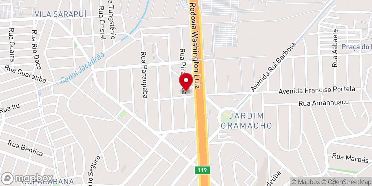 Map showing location of Igreja Pentecostal Ministerio Da Cura E Libertação