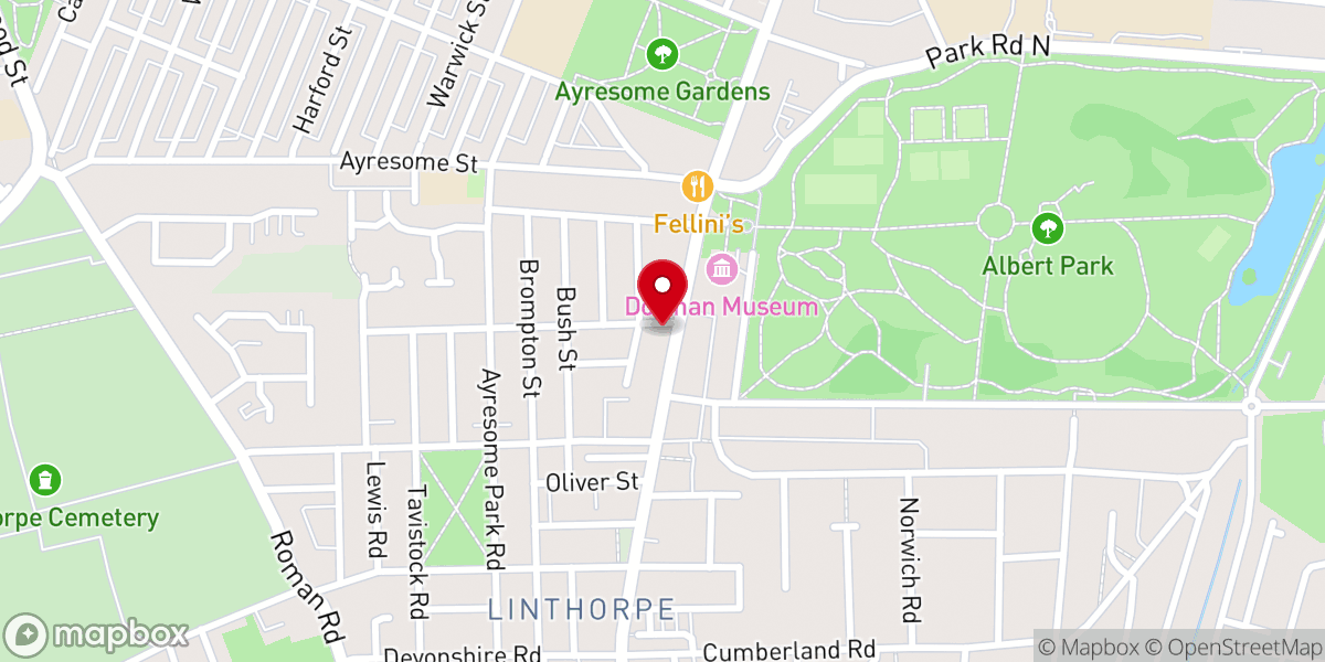 Map showing location of Middlesbrough Seventh-day Adventist Church