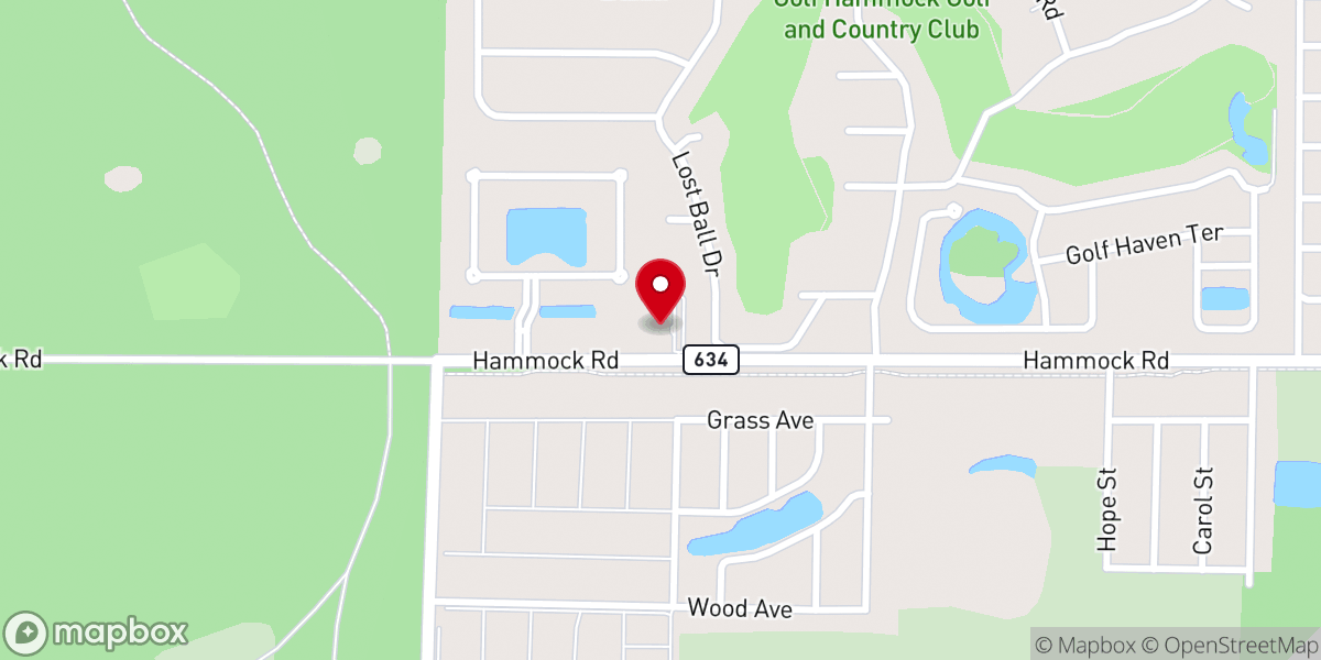 Map showing location of Sebring Christian Church