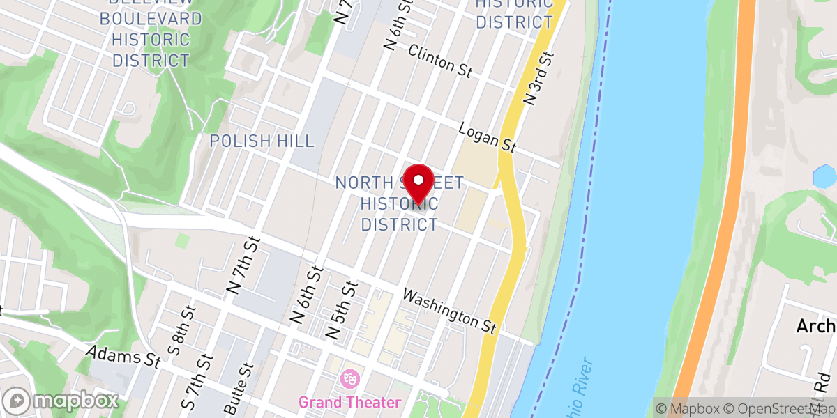 Map showing location of Impact Church