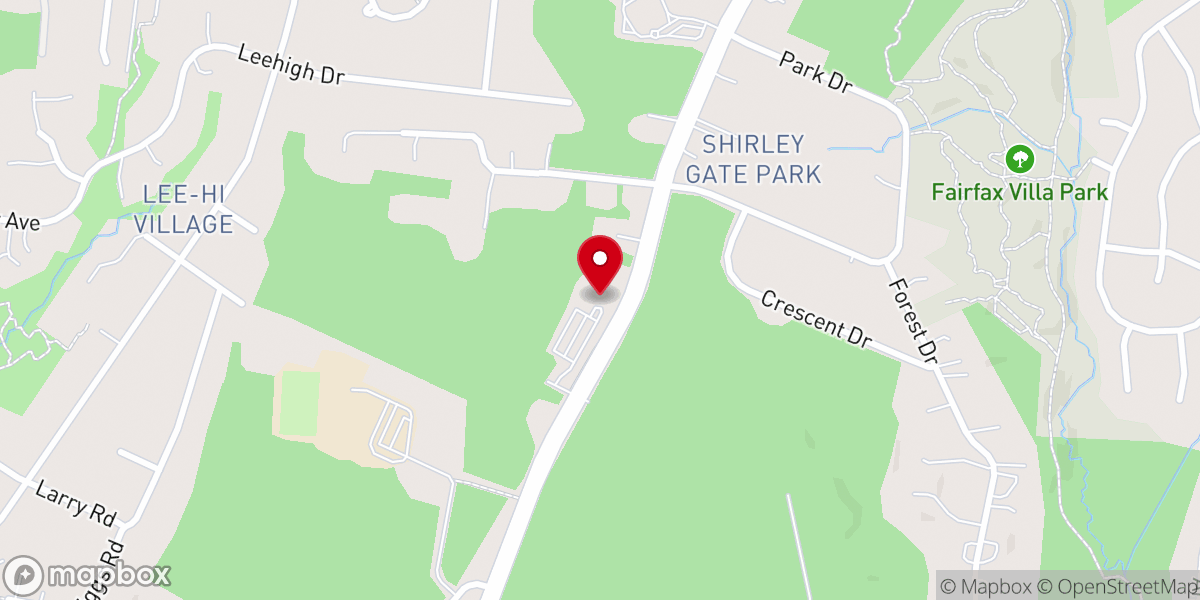 Map showing location of Jubilee Christian Center