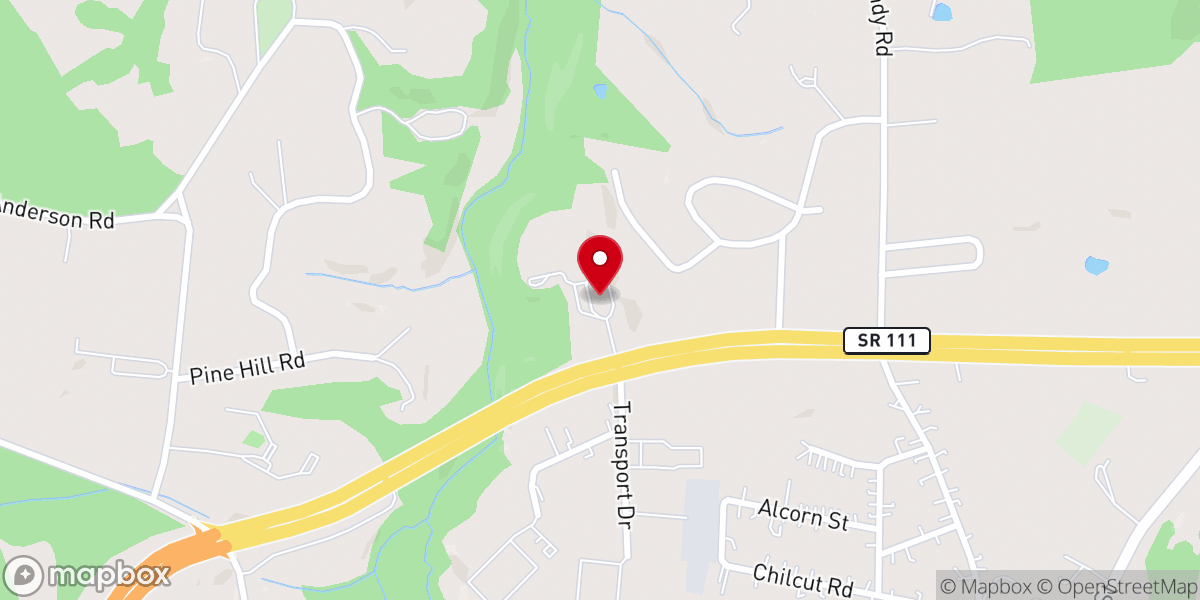 Map showing location of Cookville Seventh-day Adventist Church