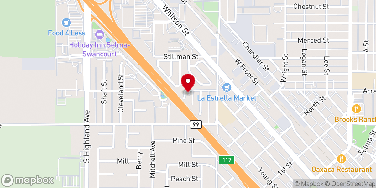 Map showing location of New Life Temple