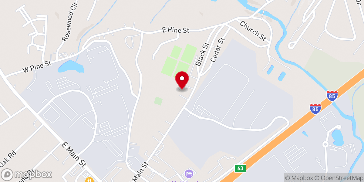 Map showing location of Iglesia Nueva Generación