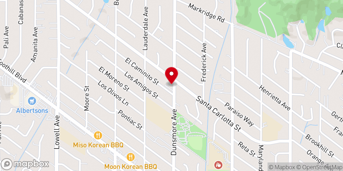 Map showing location of Unity Church of the Valley
