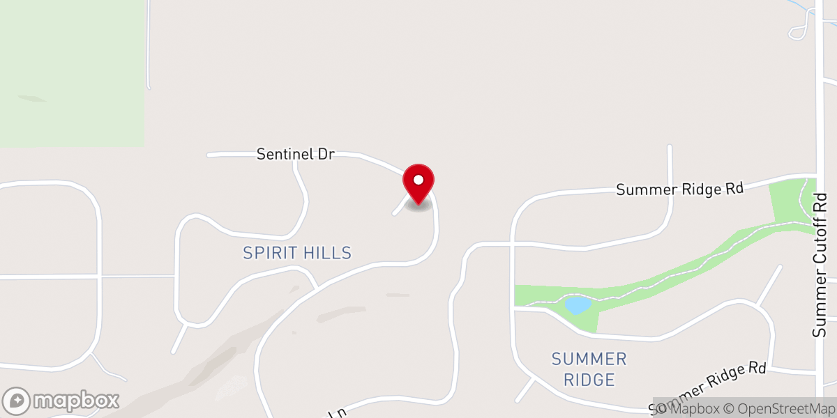 Map showing location of Kingdom of God Ministries Inc