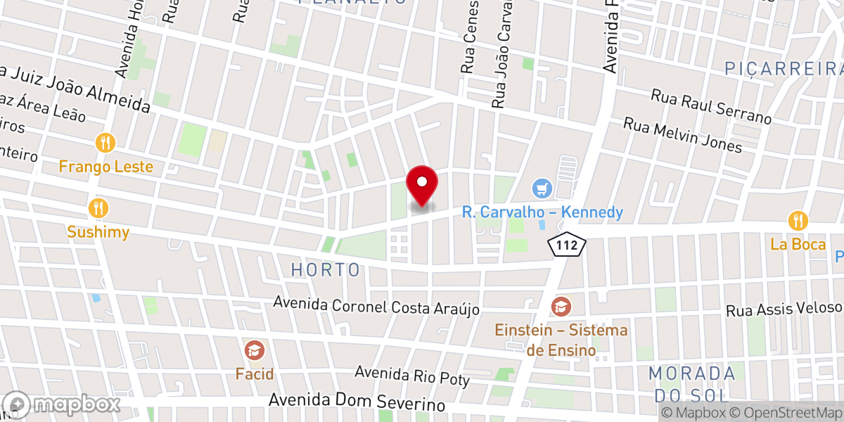 Map showing location of Casa de Deus - Igreja do Senhor