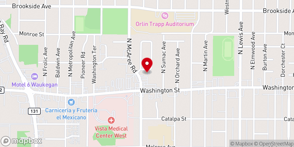 Map showing location of Christ House Church