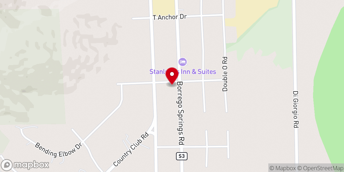 Map showing location of Christian Center