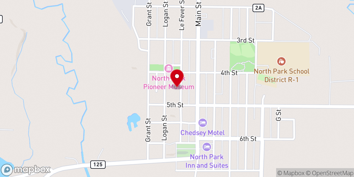 Map showing location of Saint Ignatius Catholic Mission