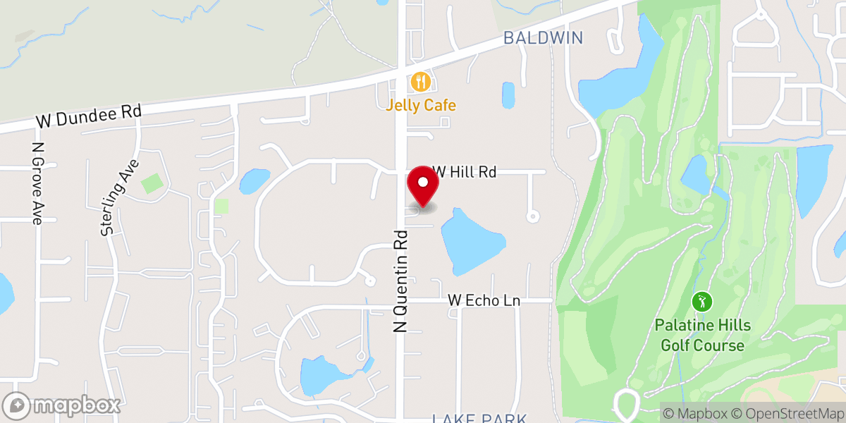 Map showing location of God's House of Restoration (Formerly SBC Palatine)