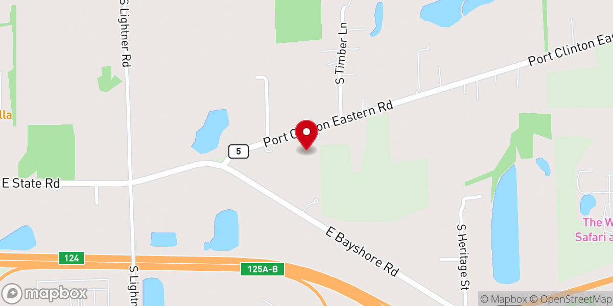 Map showing location of The Chapel - Port Clinton Campus