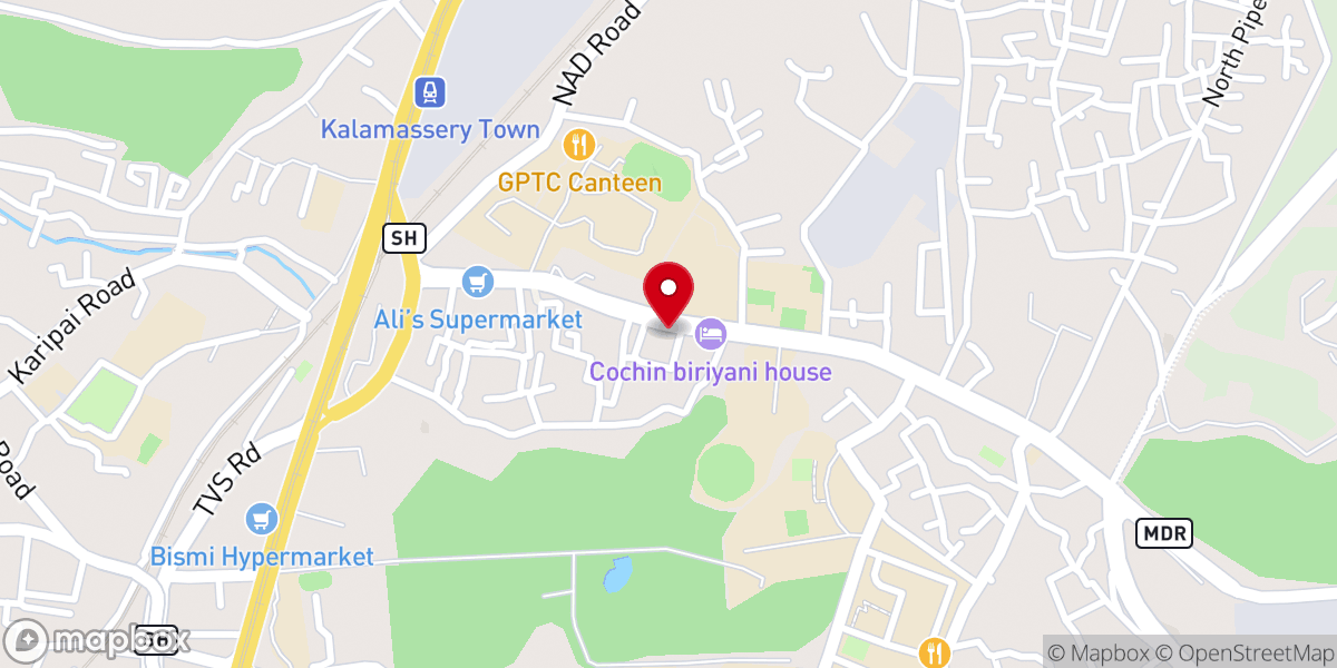 Map showing location of All Saints CSI Church