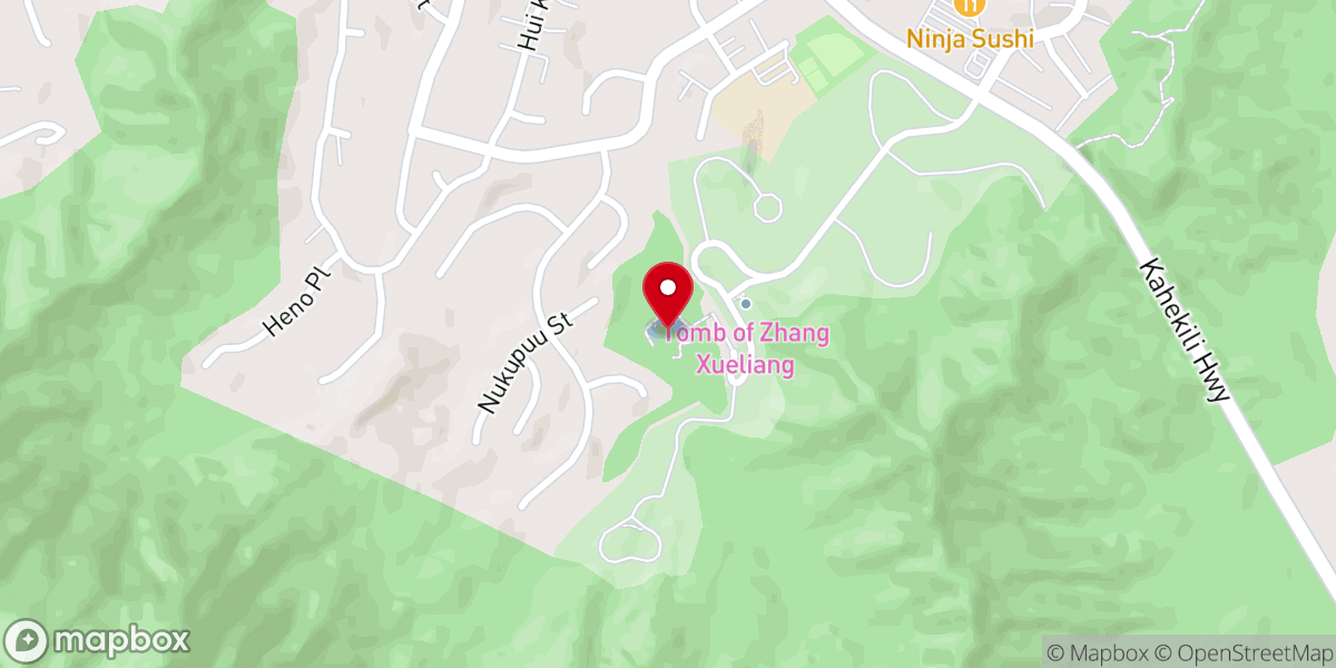 Map showing location of Byodo-In
