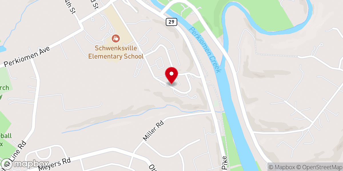 Map showing location of Abundant Life Bible Church