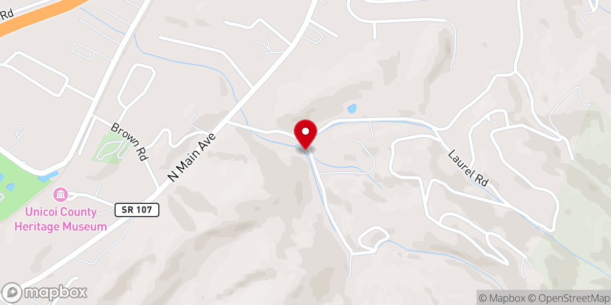 Map showing location of Good Shepherd Church