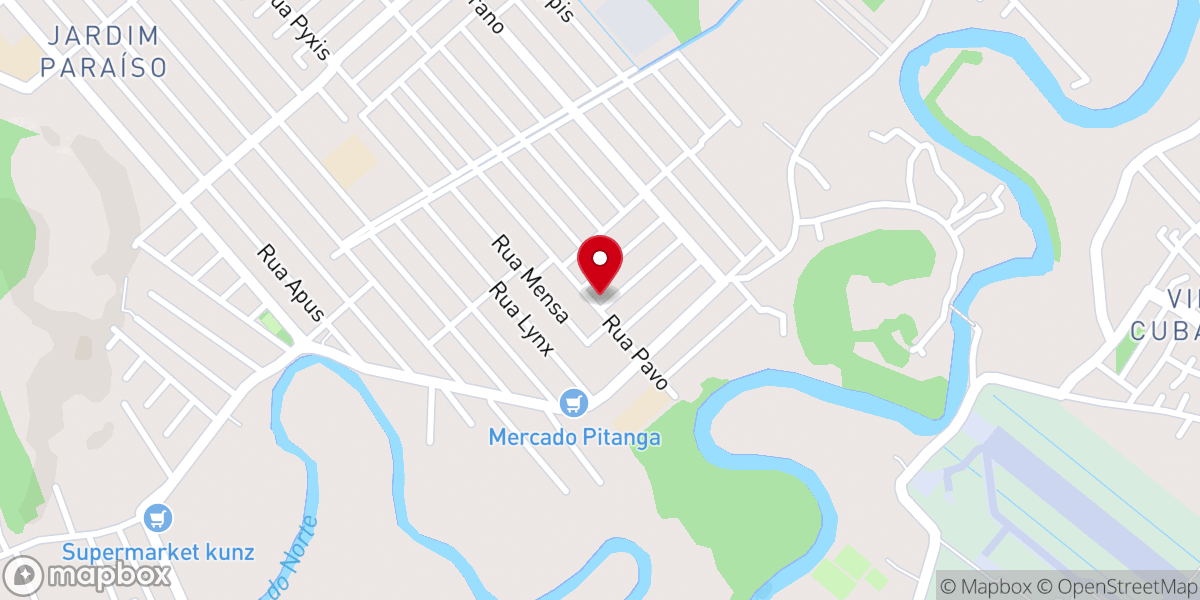 Map showing location of Igreja Batista Nacional Jardim Paraíso! IBNJP