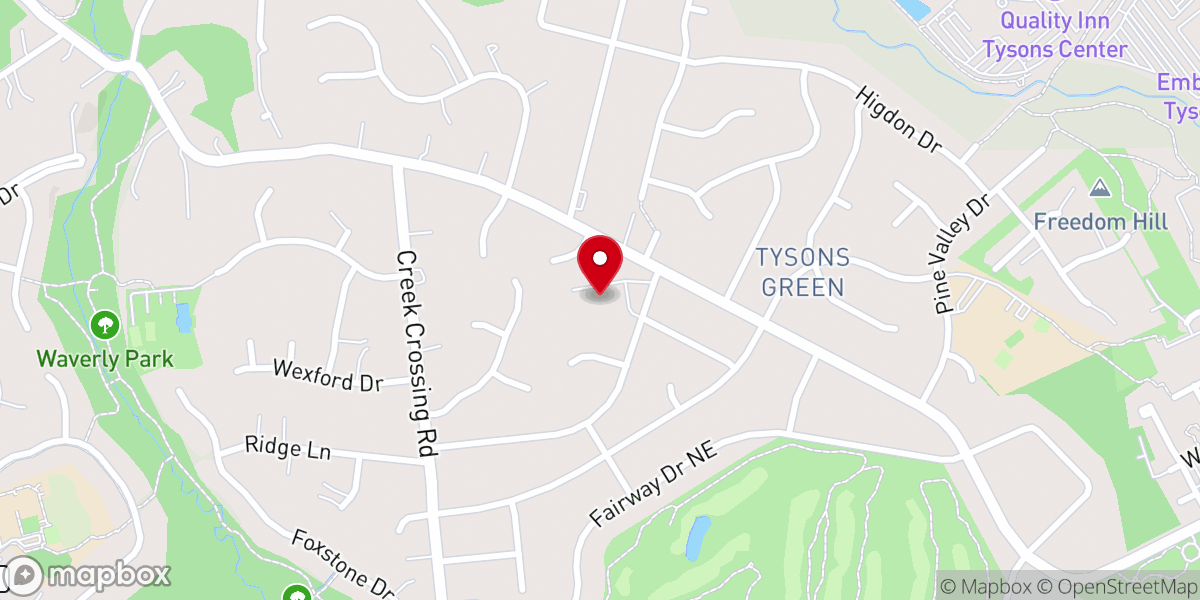 Map showing location of Epiphany United Methodist Church
