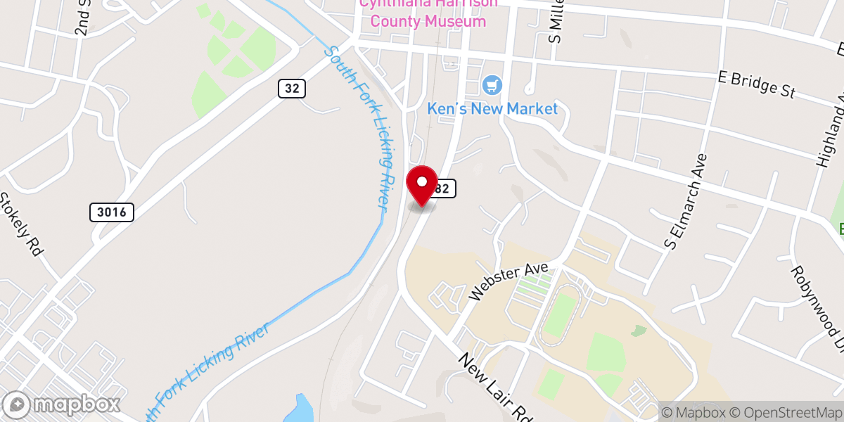 Map showing location of The Prizing House