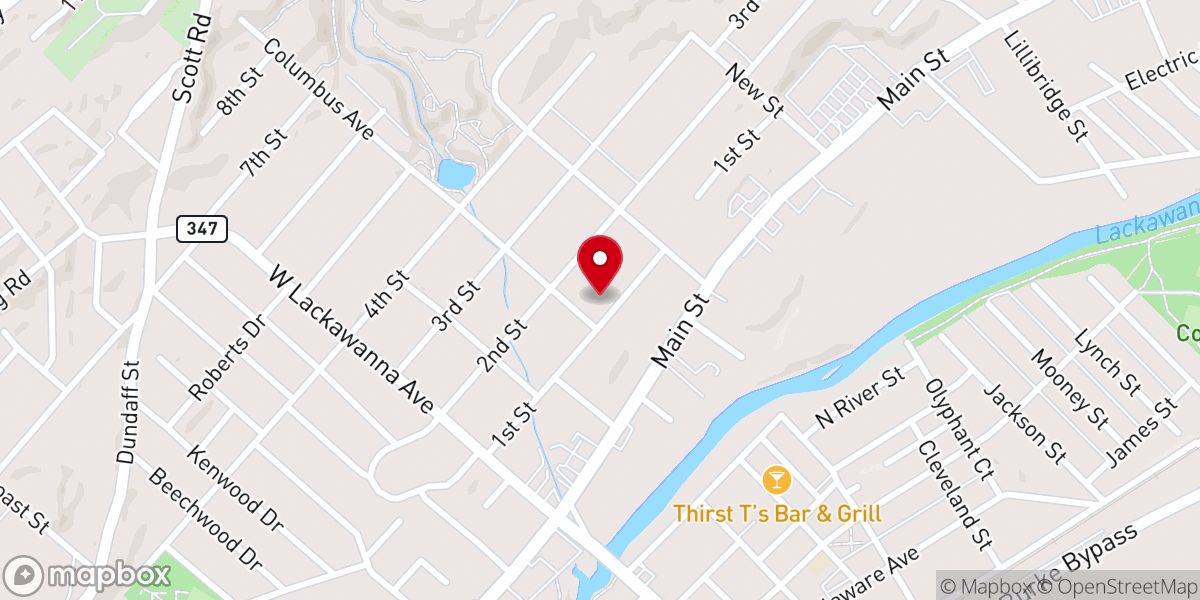 Map showing location of Blakely Primitive Methodist