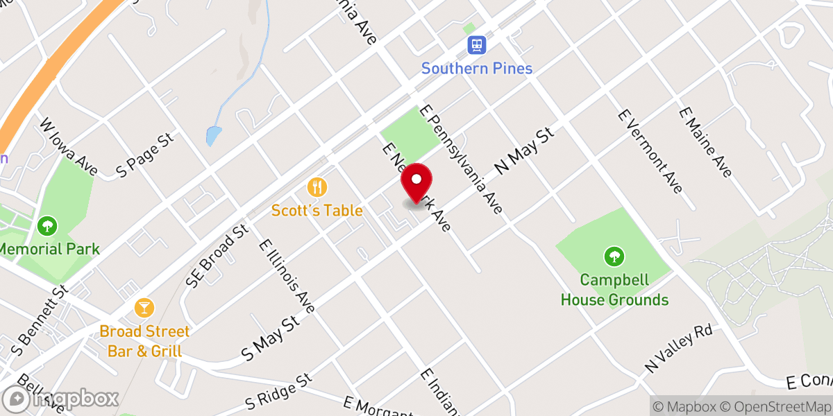 Map showing location of Sonshine Learning Center