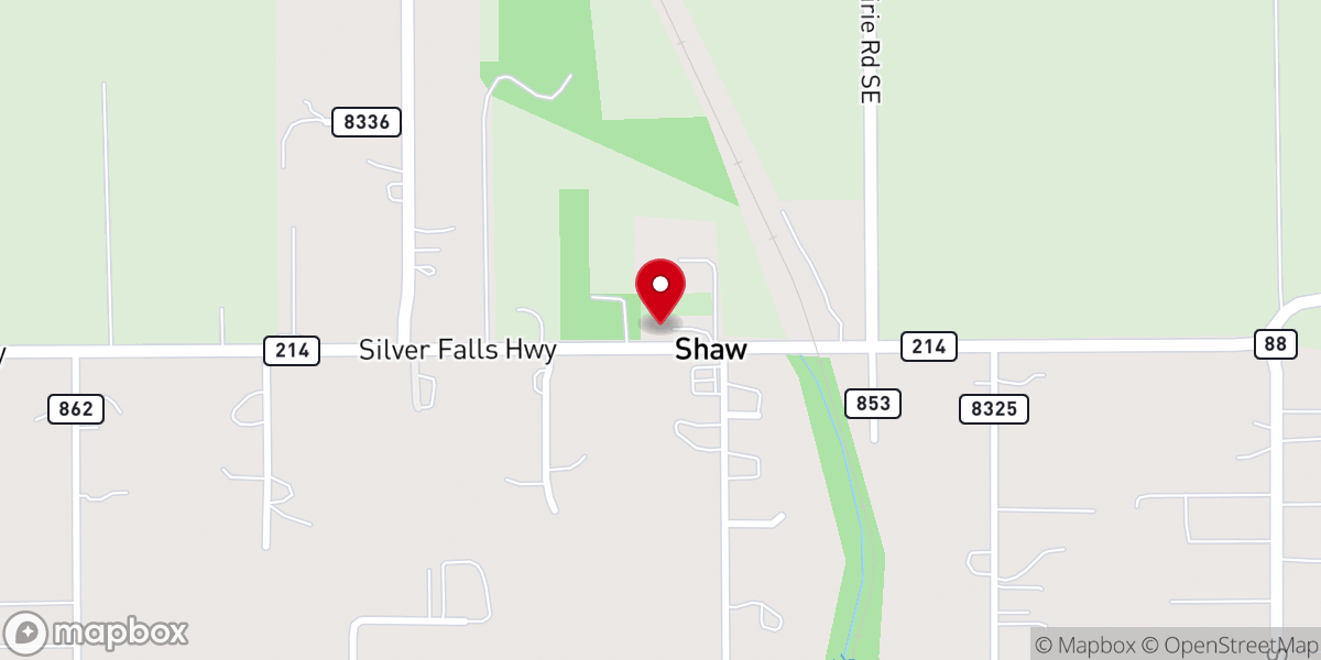 Map showing location of St.Mary's parish Hall