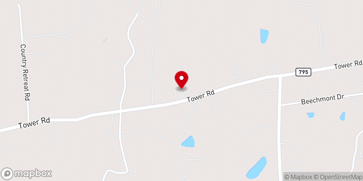 Map showing location of Cross branded cowboy church